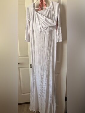 Maternity floor length gown